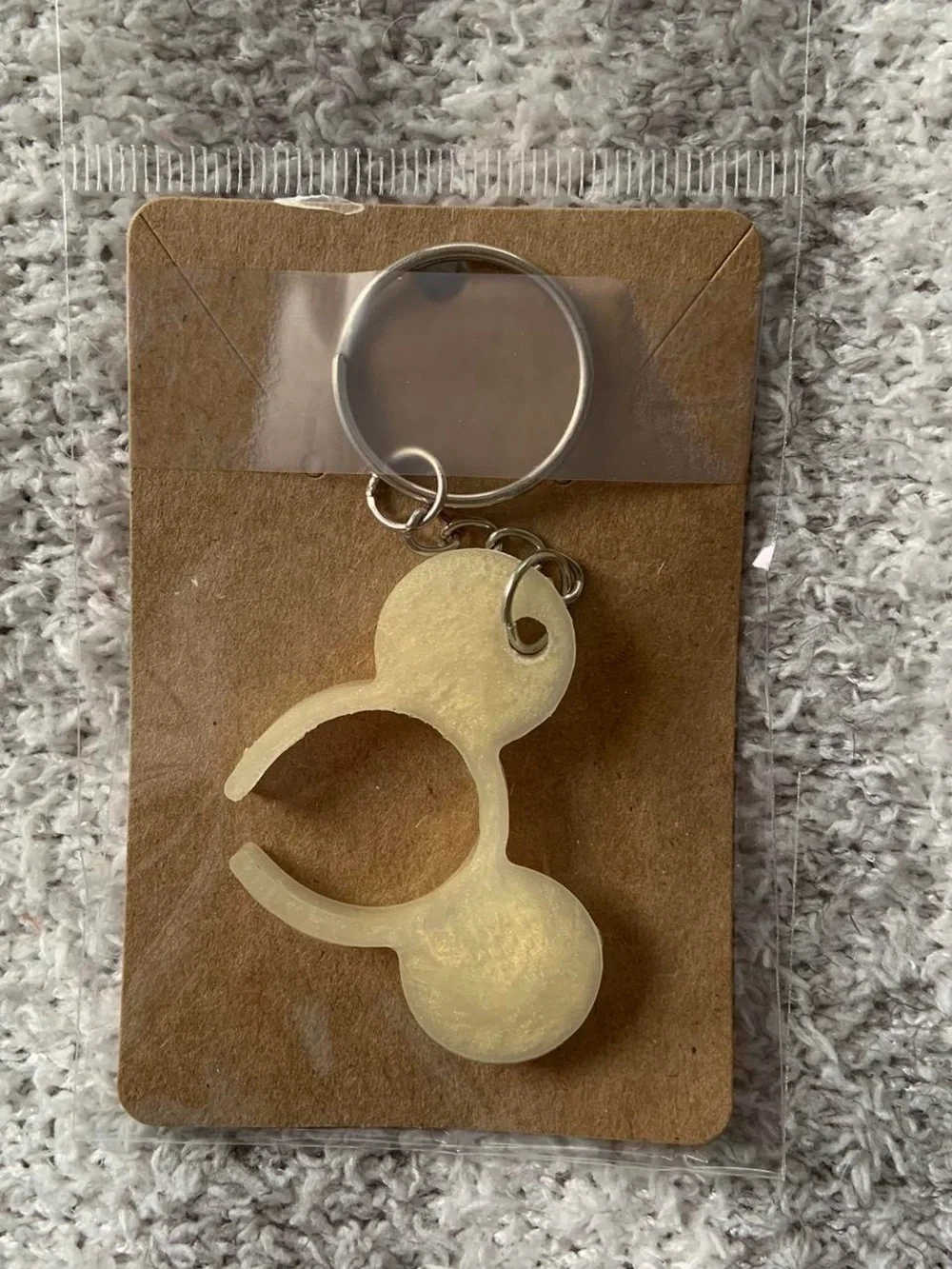 Glitter Resin Mickey Ear Charm